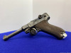 1915 DWM P.08 Luger 9mm Blue 4" *COLLECTIBLE GERMAN WORLD WAR I SIDEARM*