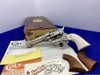 Colt Single Action Army .357mag 4.75" *RARE & DESIRABLE NICKEL & IVORY*