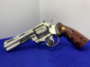 -Vintage- 1988 Colt Python 4" -RARE FACTORY BRIGHT STAINLESS- Incredible!