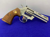 1979 Colt Python .357 Mag -NICKEL- 4" *ICONIC SNAKE SERIES REVOLVER*
