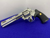 1987 -VINTAGE- Colt Python 357mag 6" *RARE FACTORY BRIGHT STAINLESS FINISH*