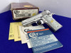 1990 Colt Combat Commander MKIV Series 80 .45 ACP *BRIGHT STAINLESS STEEL*