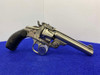 Smith Wesson .32 Double-Action 4th Model Nickel 3.5" *TOP-BREAK REVOLVER*