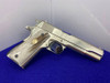 Colt Government Series 70 MK IV 45 5" *ABSOLUTELY GORGEOUS NICKEL MODEL*