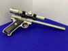 2024 Ruger MKIV Target .22 LR Stainless 10" *EXCELLENT BURRIS 2x20 SCOPE*