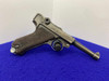 1940 Mauser P.08 Luger 9mm Blue 4" *WARTIME CODE "42"* Historic Semi-Auto
