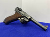 1916 DWM P.08 Luger 9mm Blue 4" *COLLECTIBLE GERMAN WORLD WAR I PISTOL*