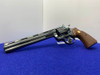 1981 -Vintage- Colt Python .357 Mag Blue 8" -LEGENDARY SNAKE SERIES- Iconic