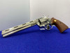 1981 Colt Python .357 Mag -COLLECTIBLE 8" BARREL w/ NICKEL FINISH- Stunning