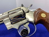 1981 Colt Python .357 Mag -COLLECTIBLE 8" BARREL w/ NICKEL FINISH- Stunning