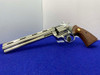 1981 Colt Python .357 Mag -COLLECTIBLE 8" BARREL w/ NICKEL FINISH- Stunning