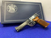 Smith Wesson Model 41 .22 LR Blue 5" -DESIRABLE COCKING INDICATOR- Amazing 