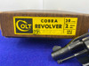 1959 Colt Cobra 1st Issue .38spl 2" *COVETED ORIG HAMMER SHROUD* Early Made