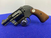 1959 Colt Cobra 1st Issue .38spl 2" *COVETED ORIG HAMMER SHROUD* Early Made