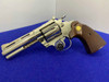 1976 Colt Diamondback .38 Spl Nickel 4" *BEAUTIFUL SNAKE SERIES REVOLVER*