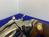 1976 Colt Diamondback .38 Spl Nickel 4" *BEAUTIFUL SNAKE SERIES REVOLVER*