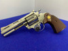 1976 Colt Diamondback .38 Spl Nickel 4" *BEAUTIFUL SNAKE SERIES REVOLVER*