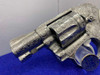 Smith Wesson 649-1 .38S&W *MASTER HAND ENGRAVED* Genuine Stags