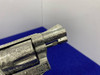 Smith Wesson 649-1 .38S&W *MASTER HAND ENGRAVED* Genuine Stags