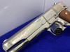 1970 Colt 1911 45ACP Nickel 5" *EUROPEAN-AFRICAN WWII COMMEMORATIVE* 1 of 2