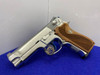 1996 Smith Wesson 4006 .40 S&W 4"*BREATHTAKING BRIGHT STAINLESS & FIRE BLUE