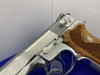1996 Smith Wesson 4006 .40 S&W 4"*BREATHTAKING BRIGHT STAINLESS & FIRE BLUE