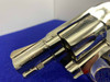 Smith Wesson 49 .38spl Nickel 2" *STUNNING NICKEL FINISH w/SHROUDED HAMMER*