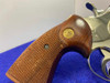 1972 Colt Python .357 Mag Bright Nickel *ROLLS-ROYCE OF REVOLVERS* Stunning