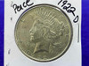 1922 Peace Silver Dollar *SCARCE DENVER MINT* Desirable Condition Coin *AU*