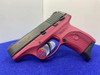 2015 Ruger LC9s 9mm Black 3.12" *HEAD-TURNING RASPBERRY COLORED FRAME*
