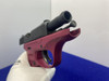 2015 Ruger LC9s 9mm Black 3.12" *HEAD-TURNING RASPBERRY COLORED FRAME*
