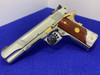Colt Gold Cup Trophy 38 Super - Bright Stainless w/ GOLD Accents - GORGEOUS