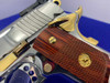 Colt Gold Cup Trophy 38 Super - Bright Stainless w/ GOLD Accents - GORGEOUS