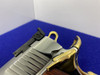 Colt Gold Cup Trophy 38 Super - Bright Stainless w/ GOLD Accents - GORGEOUS