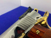 Colt Gold Cup Trophy 38 Super - Bright Stainless w/ GOLD Accents - GORGEOUS