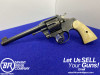 1920 Colt Officer's Model .38 Spl Blue 6" *GENUINE HAND CARVED IVORY*
