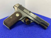 1926 Colt 1903 Pocket Hammerless .32 Acp Blue 3.75"*TYPE IV COLT SEMI-AUTO*