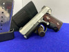 Kimber Solo CDP 9mm Satin Silver 2.7"*ROSEWOOD GRIPS WITH INTEGRATED LASER*
