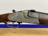 1974 Krieghoff ULM 12ga/.243 25" *LEAF ARABESQUE ENGRAVED COMBINATION GUN*
