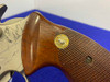 1981 Colt Trooper MK III .357 -E-NICKEL- 4" *CUSTOM HAND ENGRAVED EXAMPLE* 