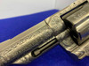 1981 Colt Trooper MK III .357 -E-NICKEL- 4" *CUSTOM HAND ENGRAVED EXAMPLE* 