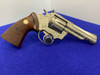 1981 Colt Trooper MK III .357 -E-NICKEL- 4" *CUSTOM HAND ENGRAVED EXAMPLE* 