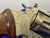 1981 Colt Trooper MK III .357 -E-NICKEL- 4" *CUSTOM HAND ENGRAVED EXAMPLE* 