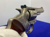 1981 Colt Trooper MK III .357 -E-NICKEL- 4" *CUSTOM HAND ENGRAVED EXAMPLE* 