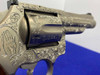 1981 Colt Trooper MK III .357 -E-NICKEL- 4" *CUSTOM HAND ENGRAVED EXAMPLE* 