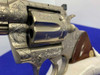 1981 Colt Trooper MK III .357 -E-NICKEL- 4" *CUSTOM HAND ENGRAVED EXAMPLE* 