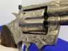 1981 Colt Trooper MK III .357 -E-NICKEL- 4" *CUSTOM HAND ENGRAVED EXAMPLE* 