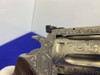 1981 Colt Trooper MK III .357 -E-NICKEL- 4" *CUSTOM HAND ENGRAVED EXAMPLE* 