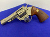 1981 Colt Trooper MK III .357 -E-NICKEL- 4" *CUSTOM HAND ENGRAVED EXAMPLE* 