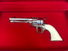 1993 Colt Single Action Army .45 *GORGEOUS NICKEL FINISH* Genuine Ivory